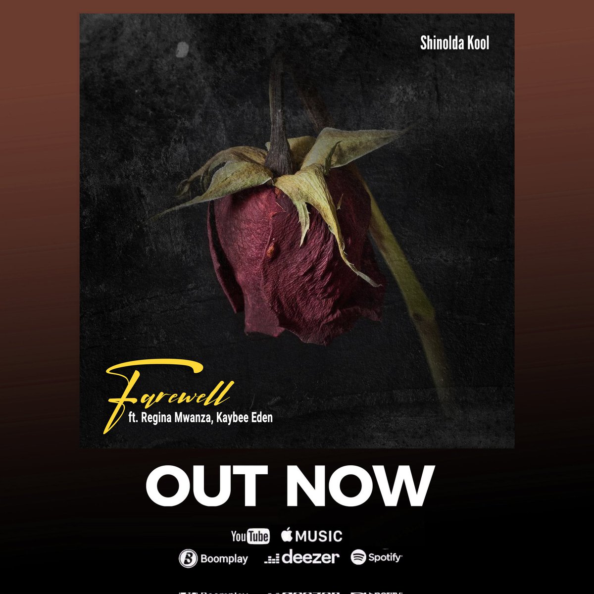 shinolda_kool's tweet photo. 🚨NEW MUSIC ALERT🚨

Farewell feat. Regina Mwanza, Kaybee Eden OUT NOW!
✨ 

Listen to the song here:
https://t.co/UFr98mHWwj

©2022 https://t.co/3VJgtWVxBG