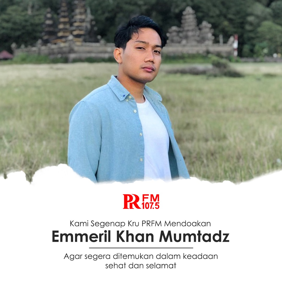 Kami segenap kru Radio PRFM 107,5 News Channel turut berdoa dan berharap agar Emmeril Khan Mumtadz bisa kembali berkumpul bersama Kang Emil dan keluarga dalam keadaan sehat dan selamat. 🙏