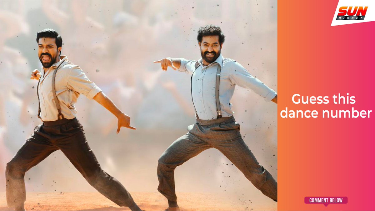 SUNDIRECTIndia's tweet photo. Guess this dance number 😎 

#SunDirect #Movie #SunDTH #dthprovider #DTHrecharge #SunDirectRecharge https://t.co/57eYbsBpbO