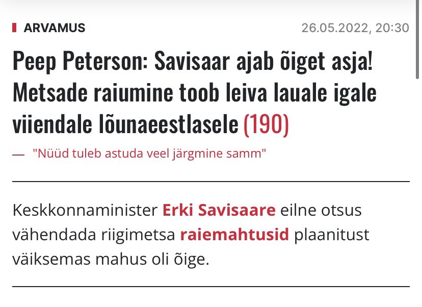 Sotsid as uus EKRE 🙂, suva see keskkond ja kliimakriis, raiume terve Eesti tühjaks palun.