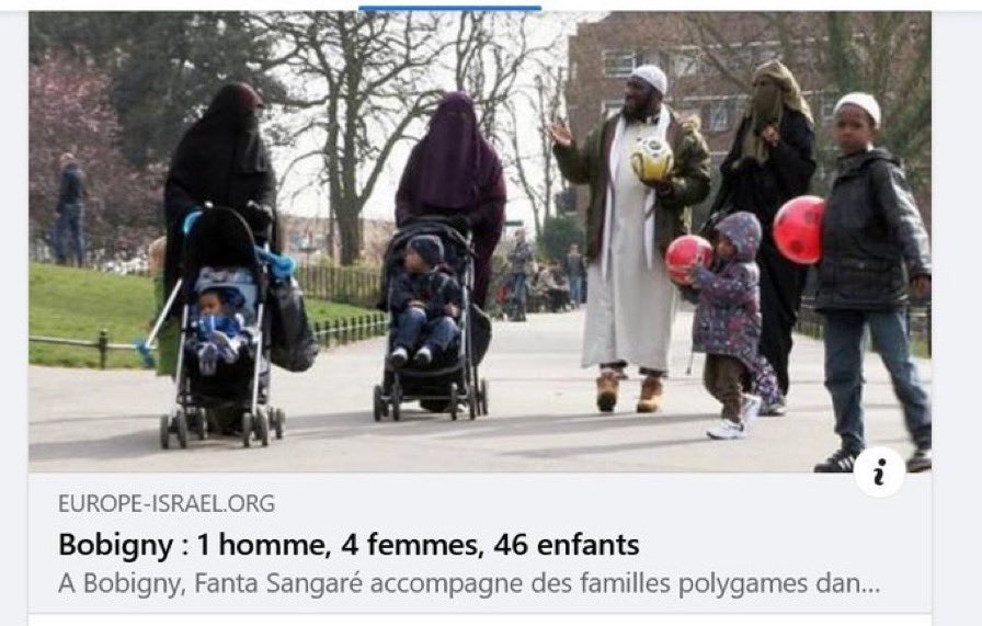 MrJustinMartin's tweet photo. @WXelka La France a une identité, des traditions, des coutumes.
Que les muzz se conforment à nos règles et les choses s'arrangeront d'elles même.
#Islamisation
#IslamDanger https://t.co/27Z71TOlaG