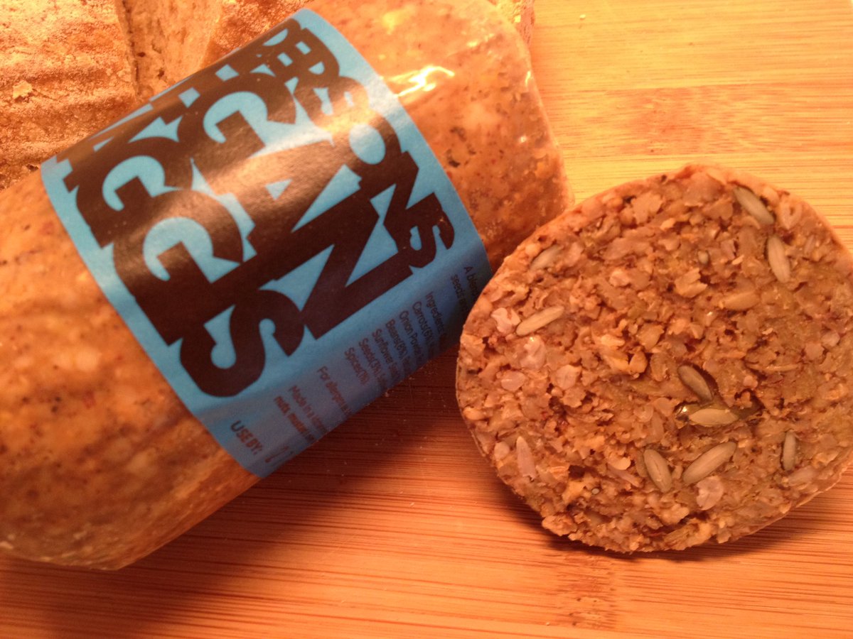 Eat our #vegan #haggis sliced cold straight from the packet. Sooooo good💚🌿 But #online ispice.co or in a shop 😋