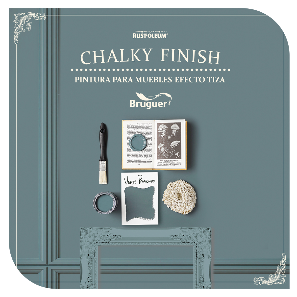 Bruguer_'s tweet photo. Para los que les gusta un toque místico y diferente… el Verde Profundo es para vosotros 😍 Con Chalky Finish puedes pintar lo que quieras, sin imprimación y con 24 tonalidades diferentes 🙌 👉 https://t.co/9XZ10AGxlK https://t.co/ibfuvJPP3t