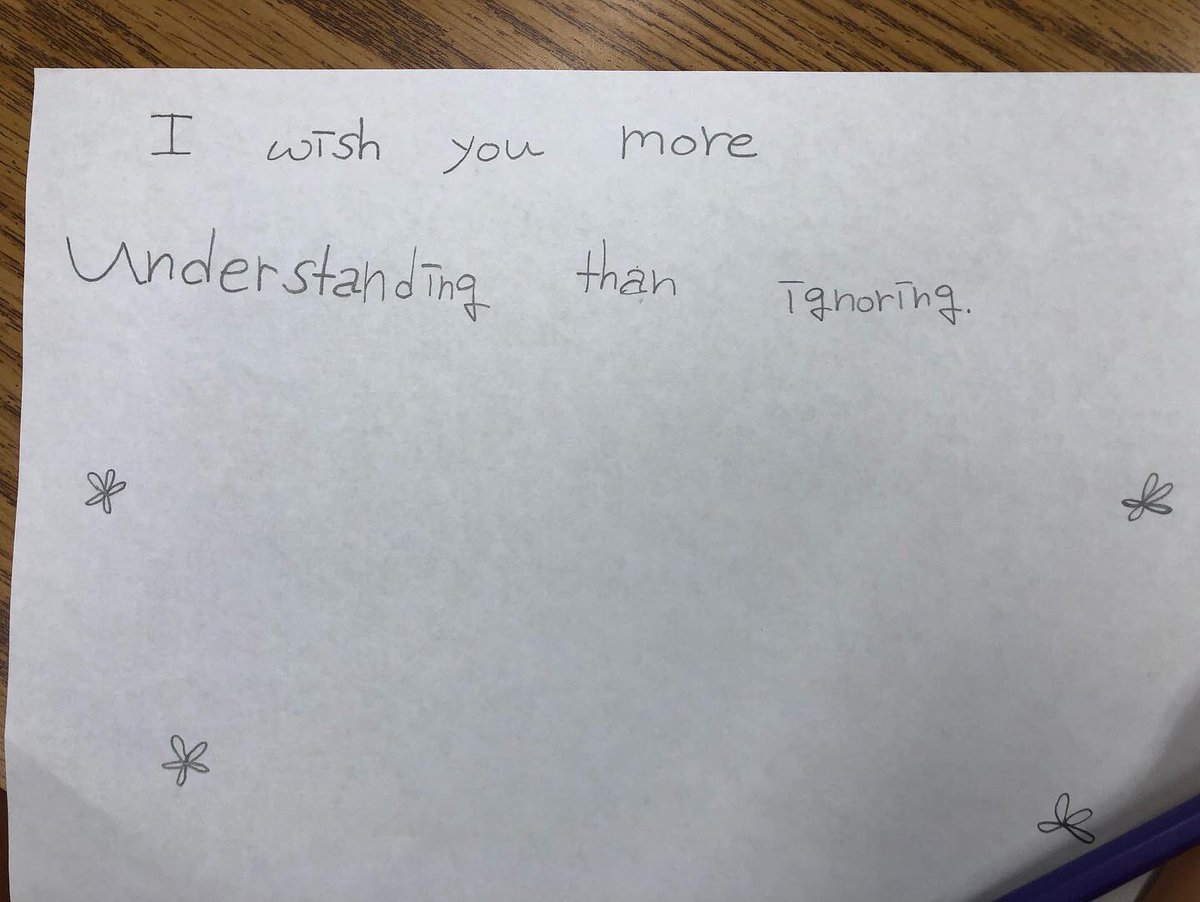 Beautiful wishes my Mighty Dolphins made during this last week of school ❤️ #f201mightydolphins @hawaiipublicschools #808educate
