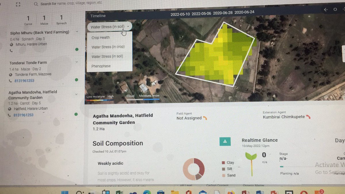 agronomy_box's tweet photo. @AgribusinessZim To ensure the moisture content needed by carrot, contact us we use satellite data and AI to manage water stress level in carrots and soil moisture needed. This will lead you to smart irrigation https://t.co/LiFeOJWM77