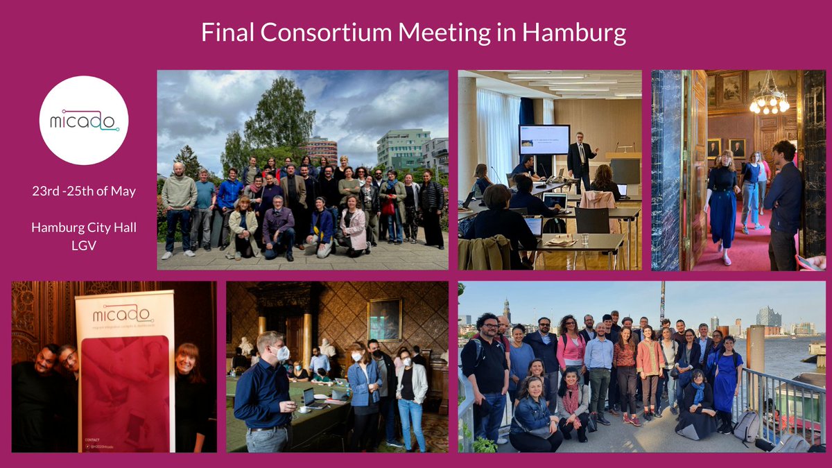 Emotional days in Hamburg to celebrate the work of 3.5 years and plan for the future of <a href="/H2020Micado/">MICADO H2020</a>. 
A big thank you to the team <a href="/HCUHamburg/">HafenCity Universität Hamburg (HCU)</a> and <a href="/hamburg_de/">hamburg.de</a> for welcoming us in the Hanseatic City. 
Next stop: Brussels 2nd of June. Join us 👉bit.ly/38tySqA