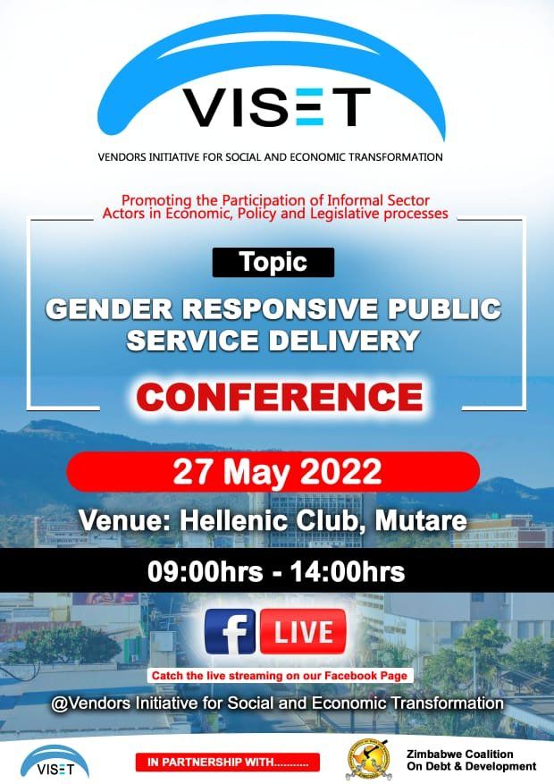 The BIG Conversation (@the_bigconvo) on Twitter photo <a href="/visetinfo/">Vendors Initiative</a> has been working tirelessly in promoting the participation of the informal sector actors in economic,policy & legislative processes.
Today we will bring you LIVE updates from <a href="/visetinfo/">Vendors Initiative</a>' s Gender Responsive Public Service Delivery Conference in #Mutare 📍
Stay tuned! <a href="/visetinfo/">Vendors Initiative</a> has been working tirelessly in promoting the participation of the informal sector actors in economic,policy & legislative processes.
Today we will bring you LIVE updates from <a href="/visetinfo/">Vendors Initiative</a>' s Gender Responsive Public Service Delivery Conference in #Mutare 📍
Stay tuned!