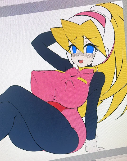 スケベが足らん...   下乳とか肩に文字でも入れるかぁ??? 