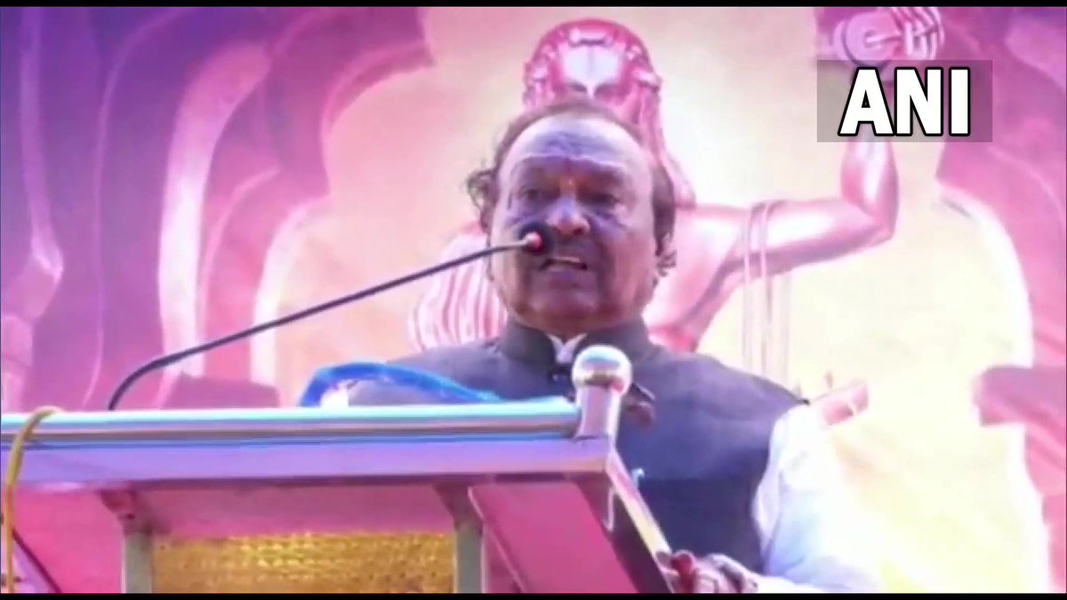 timesofindia's tweet image. 36,000 #temples have been destroyed &amp;amp; #masjids were built over it. Let them build mosques elsewhere and offer namaz, but we cannot allow them to build masjids over our temples. All the 36000 temples will be reclaimed by Hindus legally: Karnataka BJP MLA KS Eshwarappa (ANI)

(ANI)