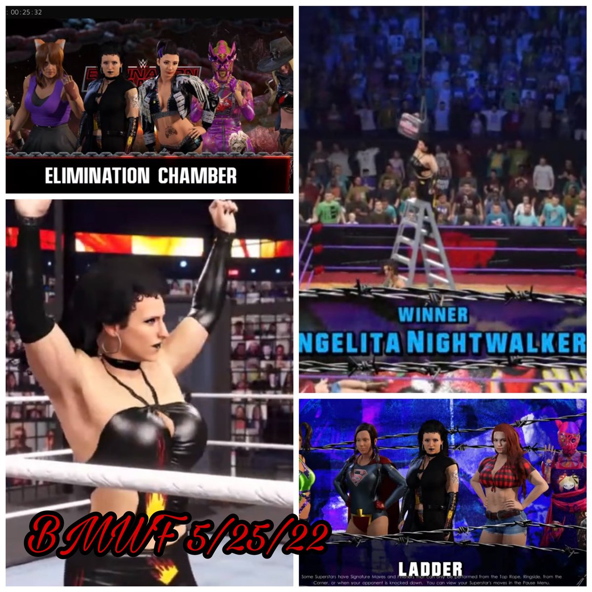 SShenom's tweet photo. I accomplished the unthinkable. I started the chamber match at number 2 and after 3 Elims I ended the match with my hands raised. This same night I battled again in a ladder match. Went up the ladder and got THE case!!  
Lyssa- I aim NEXT to take that belt!
#ComingWithHellfire https://t.co/akCY2nfsBk