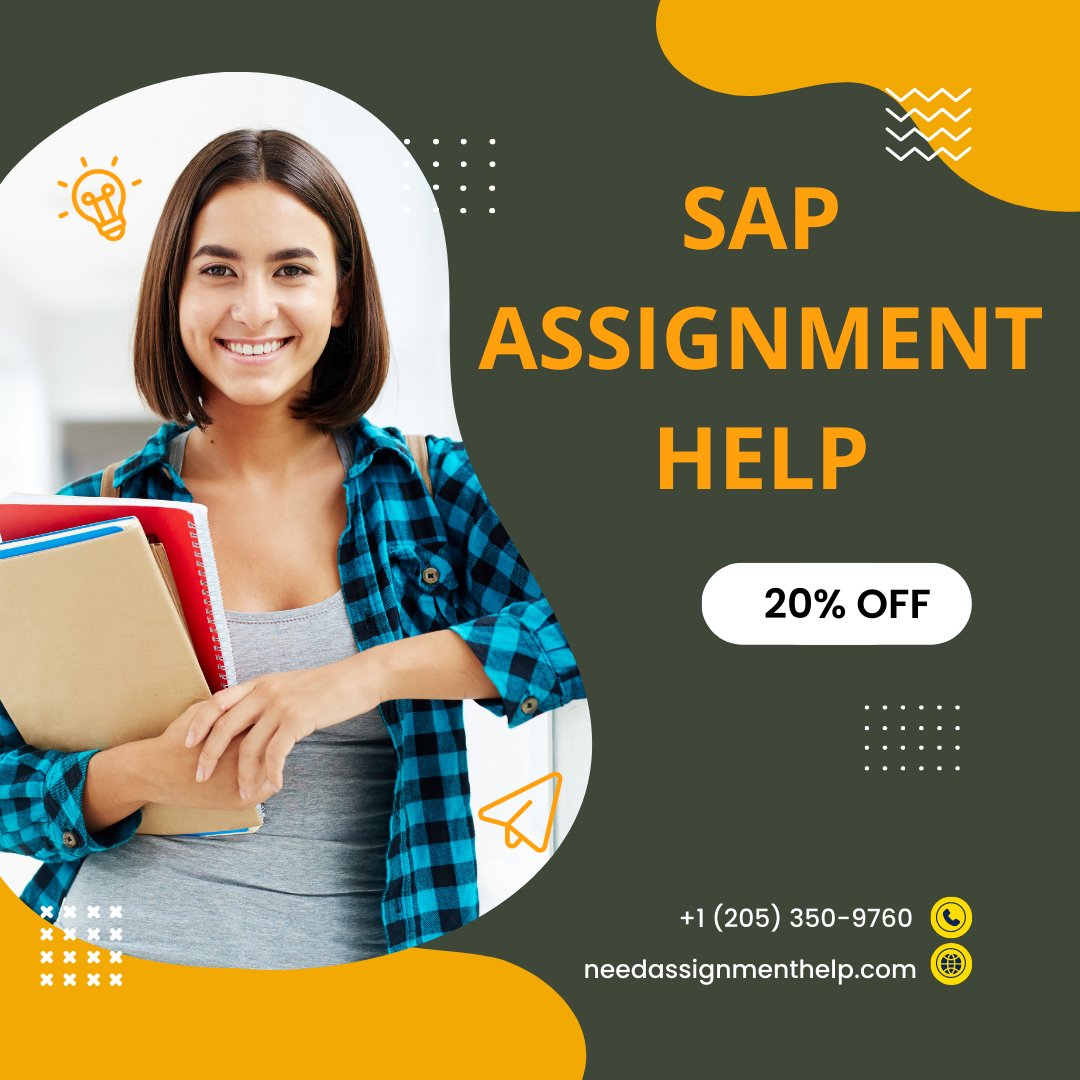 NeedAssignment's tweet image. NAH offers errorless SAP Assignment Help at reasonable prices. Students get 100% plagiarism-free work, unlimited revisions, expert guidance, and free referencing. Get a discount of up to 30% on your first order. Visit: bit.ly/3z39iUe
.
.
.
#SAPAssignmentHelp #SAP