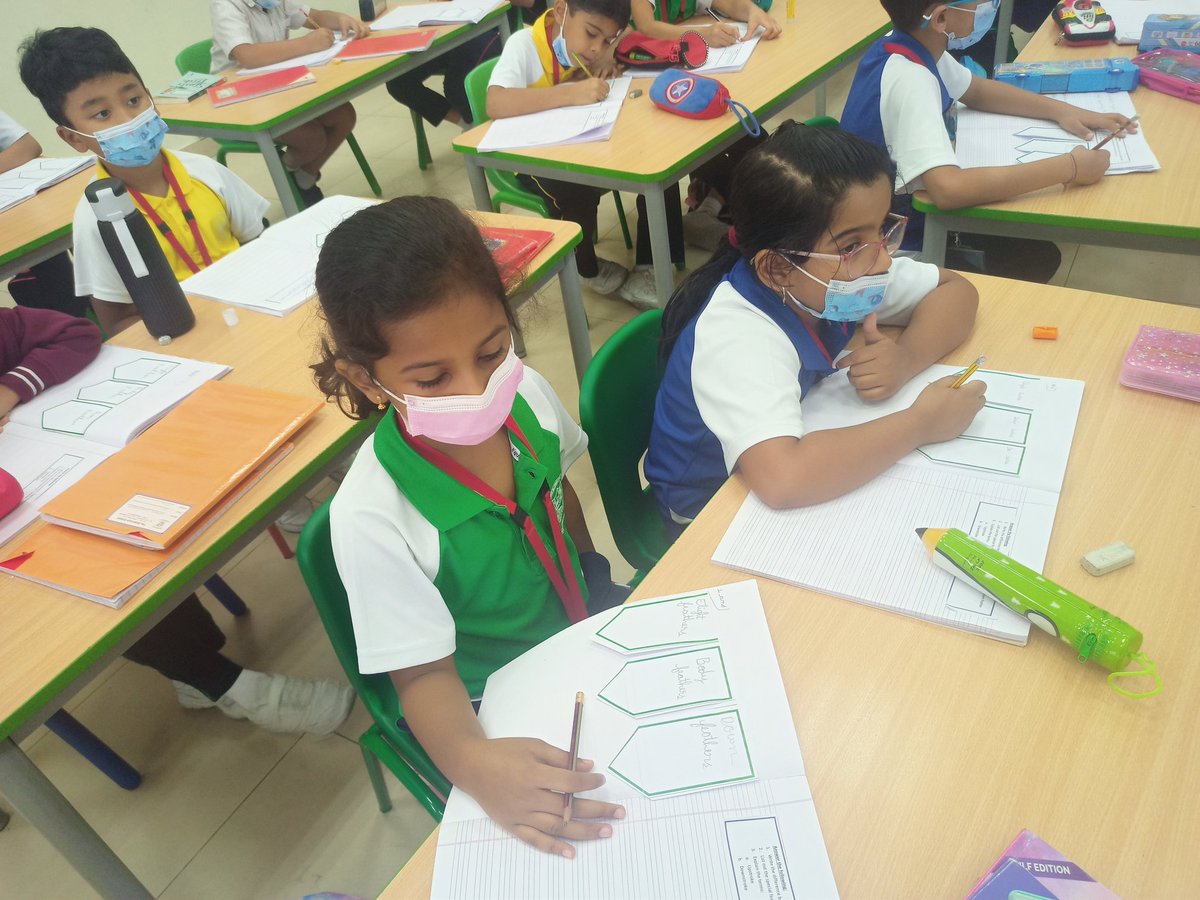 TuscanoEdith's tweet photo. 'Science is the poetry of reality '.Gr 2B learning about special features of birds.@gemsnms_alkhail @Susanna_Porob https://t.co/B47wFUJEsr
