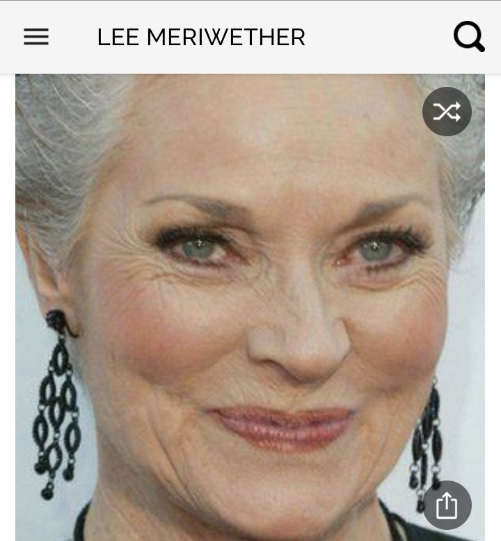 Happy birthday to this great actress.  Happy birthday to Lee Meriwether 