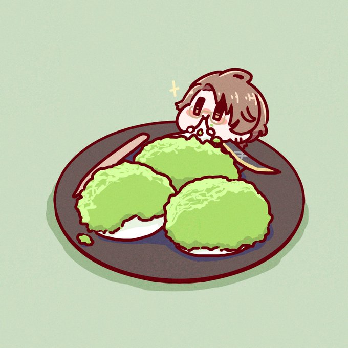 ずんだ餅のtwitterイラスト検索結果