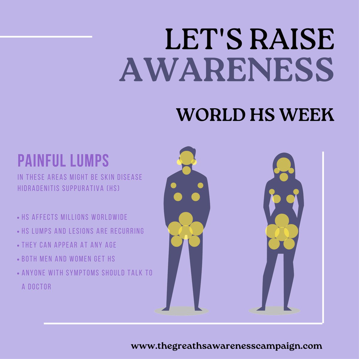 UniOfGalwaySU's tweet photo. Today June 4th marks the start of HS Awareness Week 2022
 
An opportunity to raise awareness of the skin disease hidradenitis suppurativa that affects millions worldwide.

Share this post to help us raise awareness.

#hidradenitissuppurativa #hs #HSweek2022 #HSAwareness https://t.co/YgT7VsVbzf
