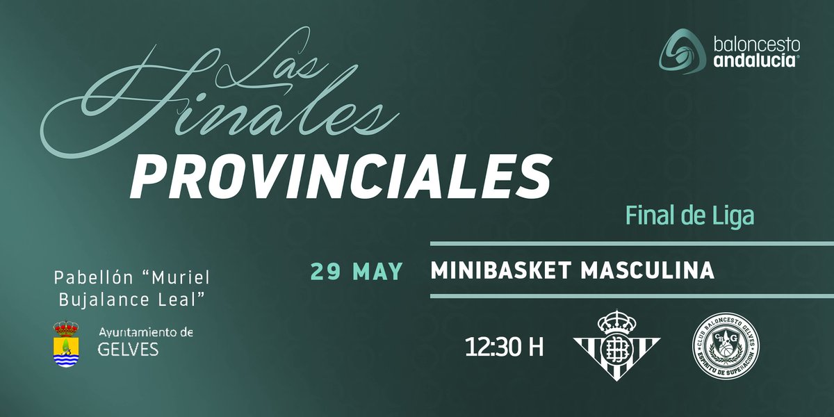 SevillaFaB's tweet image. #FinalMiniMas2002
Final Minibasket Masculina
🗓️ 29 de Mayo
🏟️Pabellón Muriel Bujalance Leal
📍 @gelvescomunica 
🏀 @RealBetisBasket 
🏀 @CBGELVES 
📲Siga los Partidos y Estadísticas en vivo a través de la APP "AFICIÓN FAB"
➡️bit.ly/3sWsJKo