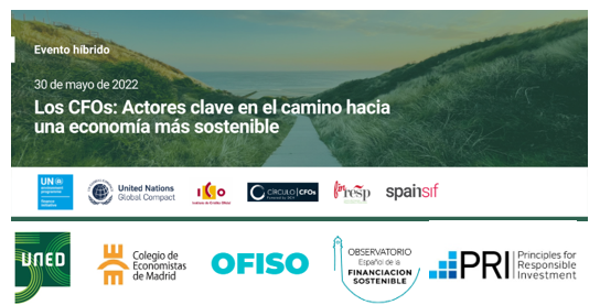 UNEP_FI's tweet image. Aprende más sobre el papel clave que tienen los directores financieros en la transición hacia una economía sostenible en nuestro evento en Madrid o en línea el 30 de mayo 2022. bit.ly/38cfC0C

@ICOgob @finresp @Spainsif @UNED @PRI_News @InfoGref