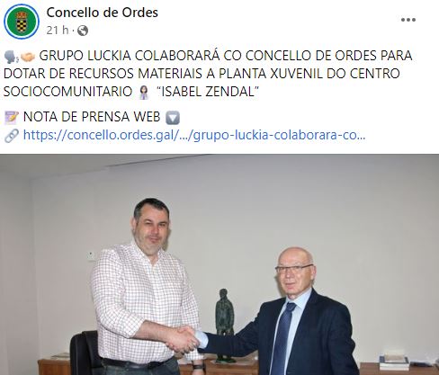 Podemos_Ordes's tweet photo. Parécenos vergoñento que o Concello de Ordes faga tratos cunha empresa que se adica a arruinarlle a vida a moitas persoas. Ó alcalde só lle falta instalar tragaperras nun edificio que era innecesario, xa que a antiga casa do Concello segue baleira https://t.co/wJhZs3SogR