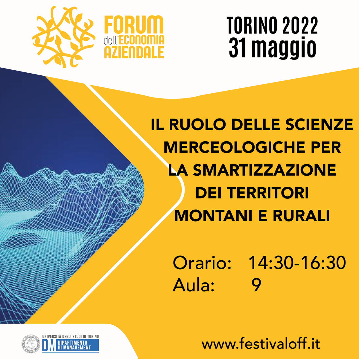 rickbeltramo's tweet photo. #ForumEconomiaAziendale @management_unito #SME Territori montani smart col contributo delle Scienze Merceologiche. Partecipazione in presenza (prenotandosi sul sito) o in streaming coi Sindaci di #AlagnaValsesia #MoncuccoTorinese #Balme #RoncoCanavese #ValpratoSoana https://t.co/1KJKFrwNTV