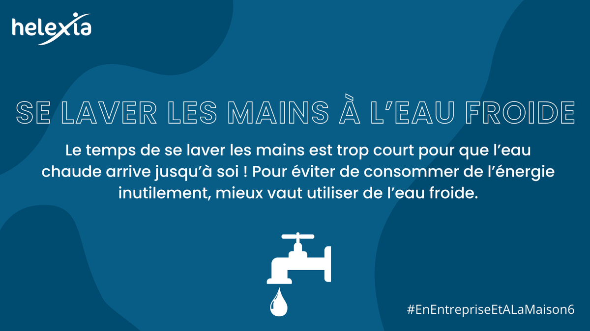 ⏳Le temps est précieux, il s'écoule aussi vite qu'un filet d'eau entre nos mains...💧

🚰Lors du lavage de mains, ne laissez pas l'eau s'écouler en attendant qu'elle soit chaude ! L'eau est une denrée précieuse donc pas inépuisable.

#transitionénergétique #RSE #quotidien #eau