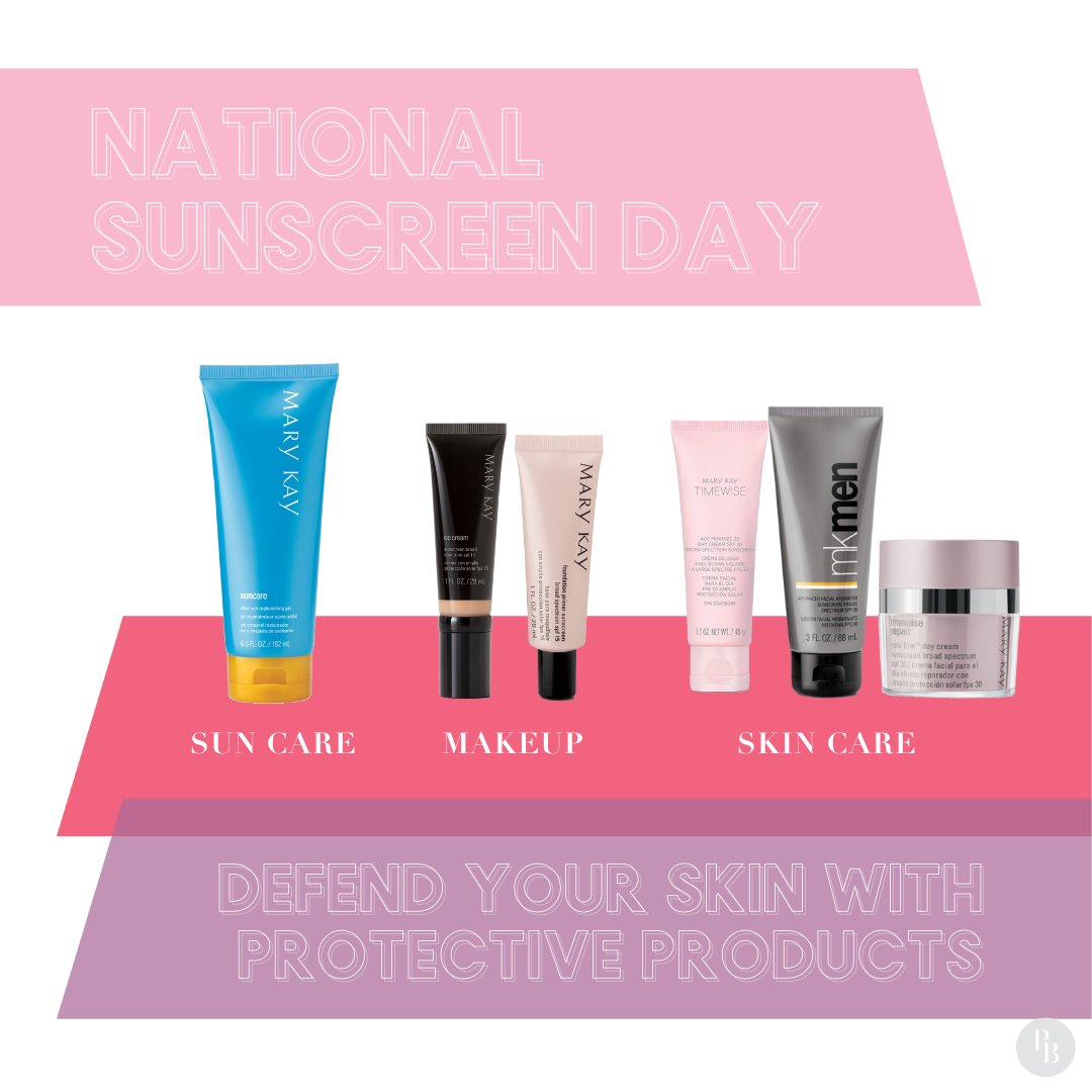 drschlaudraff's tweet photo. National Sunscreen Day!   

Summer is around the corner, Defend your Skin with Protective Products, orders yours today.  

Be the friend you want your friends to be share this with them so they can be protected too.

https://t.co/9xLaZCe4Cu

#marykay #sunscreen https://t.co/vA6Dftt310
