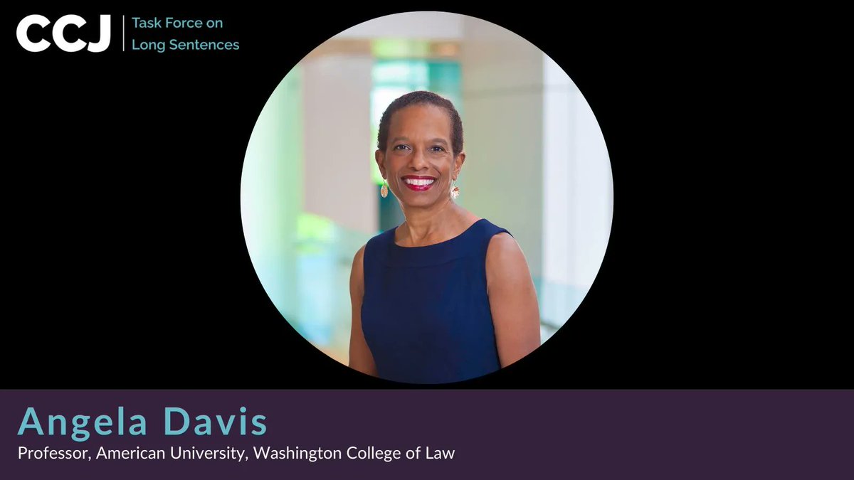 Congratulations are in order for Prof. @angelajdavis (@AUWCL), who was just appointed to the @CouncilonCJ's Task Force on Long Sentences! #WomenAlsoKnowLaw #HighlightWomen buff.ly/38CbWFJ