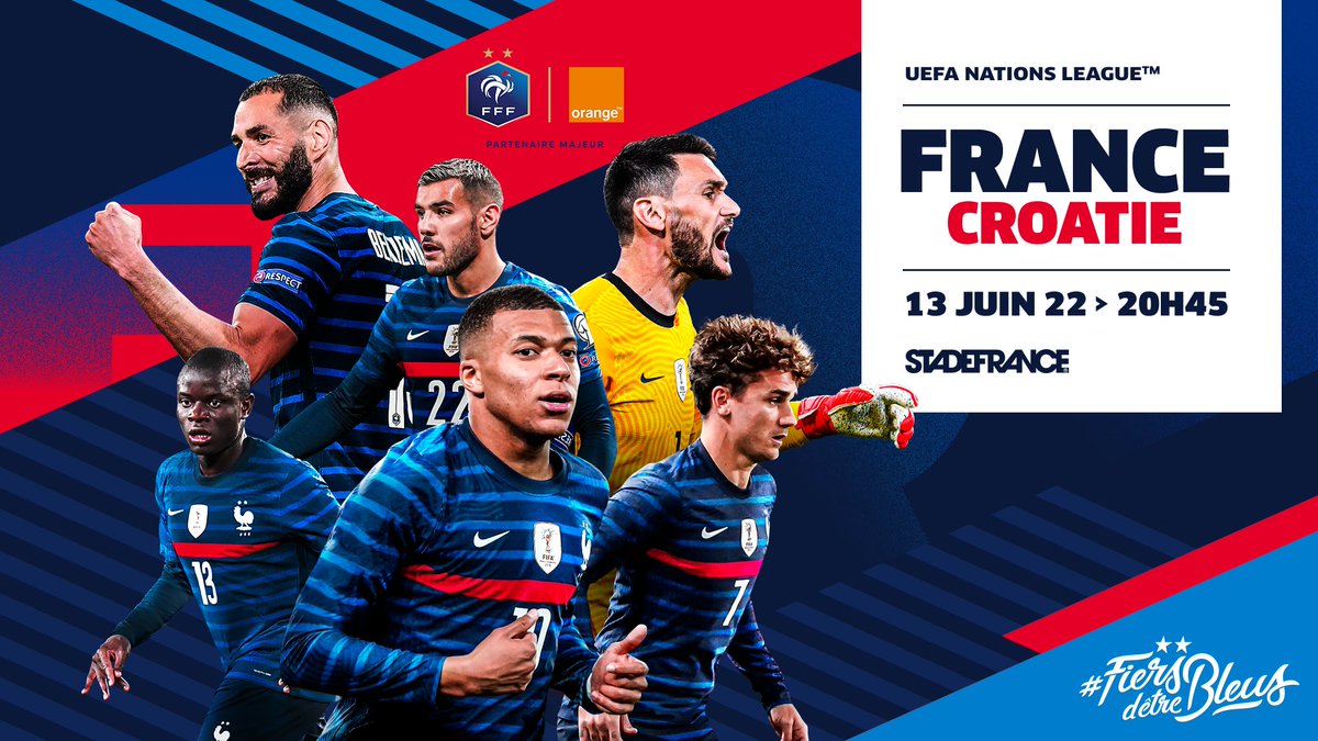 Orange_France's tweet image. ⚽ #Concours : tentez de gagner 2 places pour le match de foot France - Croatie le 13 juin au Stade de France ! 
Pour participer : 
👉 Likez et RT ce Tweet 
👉 Suivez @orange_france et @TeamOrangeFoot 

🍀 TAS des 15 gagnants (x2 places) le 30 mai. 
Bonne chance 🧡