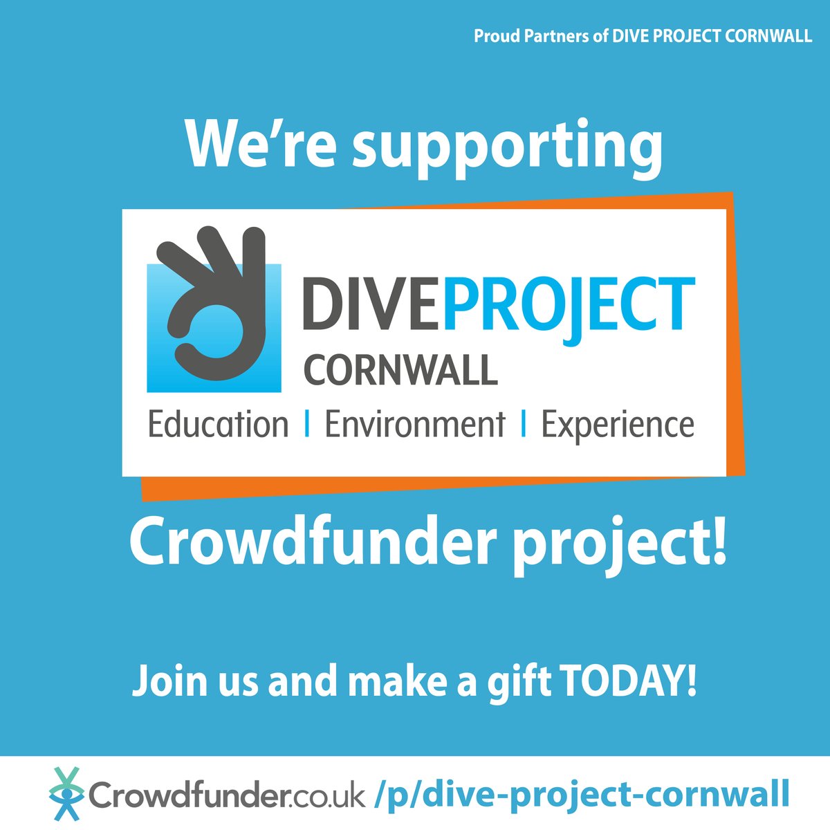 cornwallchamber's tweet image. Whether it’s £5 or £50, your gift to Dive Project Cornwall Crowdfund campaign will make a valuable difference to the lives of everyone on this planet.
#crowdfunding #crowdfunder #diveprojectcornwall #makeadifference#healthyoceans#marineconservation #protectouroceans#bethechange