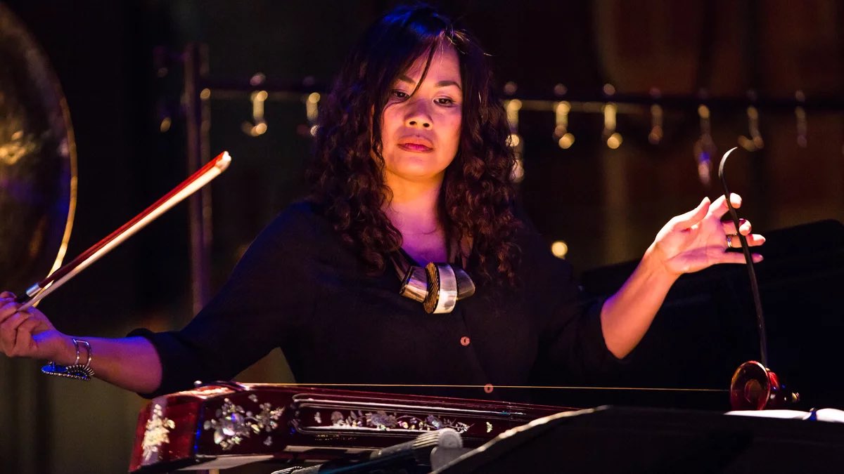 Have you listened to the Mỹ Lai album from <a href="/Folkways/">Smithsonian Folkways</a> that I perform on with <a href="/kronosquartet/">Kronos Quartet</a> and <a href="/rinde_eckert/">rinde eckert</a>? I used instruments made out of old artillery shells for this opera, to memorialize the murdered civilians and Thompson and his crew.

📸: Ecliptic Photo | <a href="/CAP_UCLA/">CAP UCLA</a>