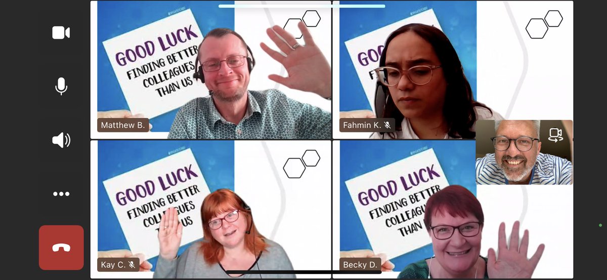 My final call with the 
<a href="/CwmTafMorgannwg/">Cwm Taf Morgannwg University Health Board</a> OD Team.
It’s been a blast @FahminOD <a href="/WelshBex/">WelshBex</a> <a href="/chandlerkay1974/">kay chandler</a> MattB! 👍🏻