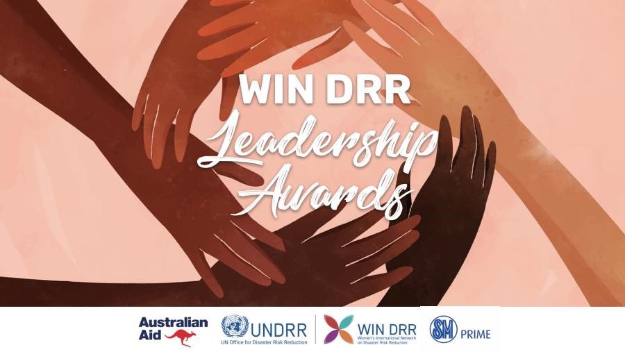 Do you know inspiring women who are working in disaster risk reduction?

The <a href="/WIN_DRR/">WIN DRR</a> Leadership Awards celebrate #womenleaders reducing #disaster #risk, and building #resilience in Indo-Pacific communities. (1/2)