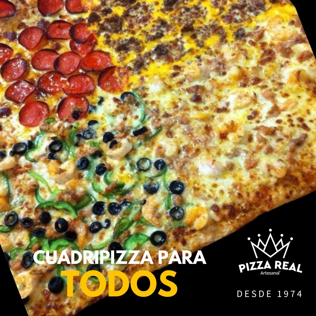 pizza_real's tweet photo. CUADRIPIZZA 4en 1
#lohacemosporti👉 
#lohacemosartesanal👩🏻‍🍳
Visítanos en 
Fuente de Villalongin #232 local 1
Plaza fuentes de #Morelia 

Contamos con servicio a domicilio 
📞443-340-6160
📞443-340-6166

ó Pide en línea 
https://t.co/zKrzMkkqne https://t.co/4eVOOmxYqt