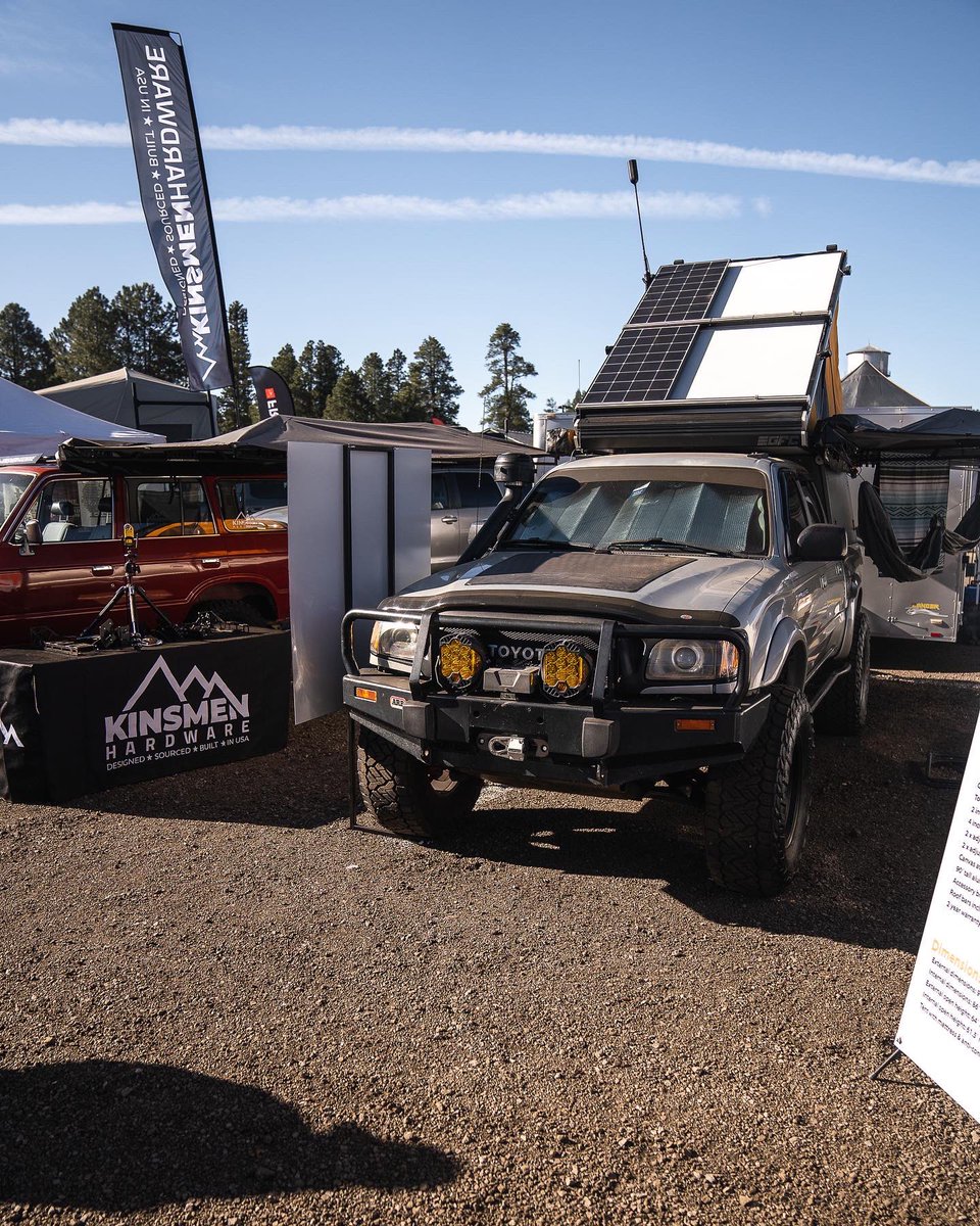KodasTacoma's tweet photo. Overland Expo West 2022!

#overlandexpo #overland #kinsmenhardware #1stgentacoma https://t.co/nXCpSPrvgZ