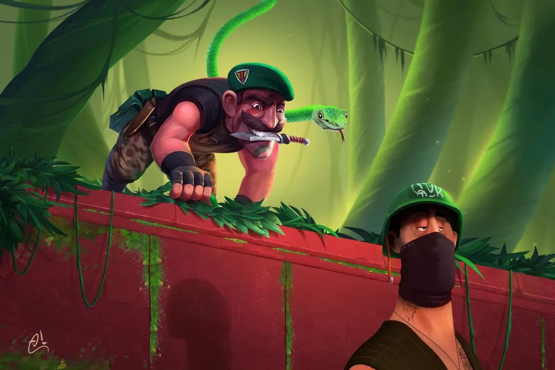 kalypsomediaDE's tweet photo. Green Beret auf besonderer #FanartFriday Mission - danke an Instagram User arashsaghi45 für dieses großartige Artwork, das der #CommandosSeries Tribut zollt! https://t.co/J3pY2YbDmg