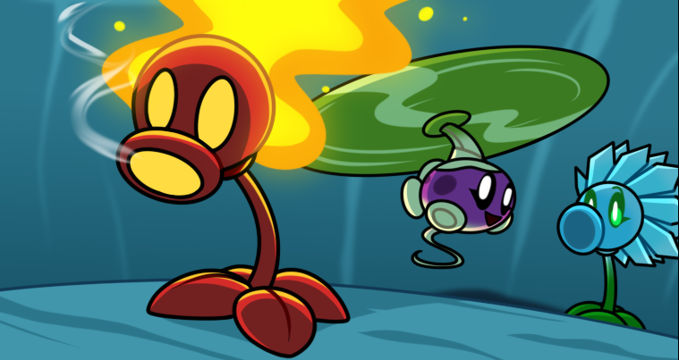 GreenManeHeart's tweet photo. More preview of Fire and Ice Chapter 3

Still work in progress. 
There are many pages so I might make a few posts part rather than in one thread. I'll post 4 to 8 pages a day probably.

#plantsvszombies #pvz #fancomic https://t.co/NfzfT08Y69