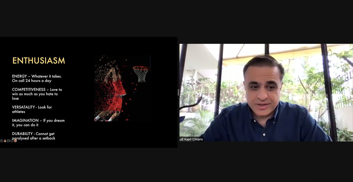 That's <a href="/KapilChopra72/">Kapil Chopra</a> taking a masterclass for the <a href="/WebEngage/">WebEngage</a> team on Building Service Excellence in an organization.

Thank you chief. That infectious energy and unadulterated passion of yours is unparalleled 🥂

Very insightful talk 🙏