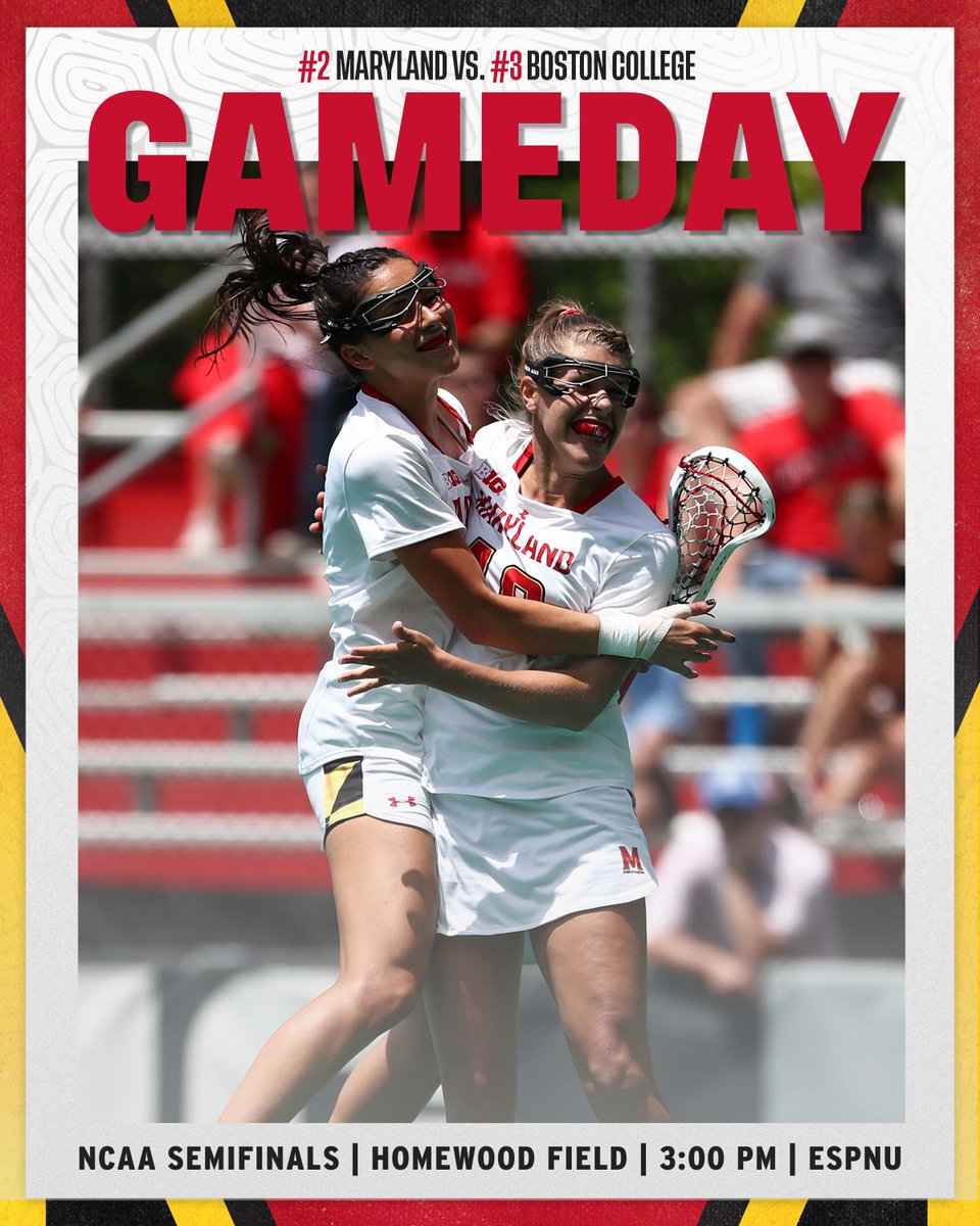 Good luck to @MarylandWLax as they take on Boston College today in the semifinals of the NCAA tournament. Go Terps!

#FearTheTurtle 