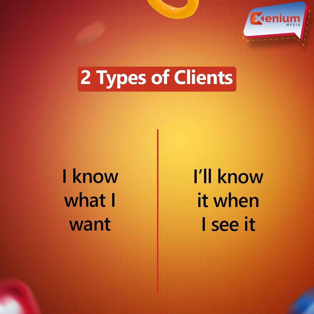 thexeniummedia's tweet photo. Two Types of Clients.
.
.
#content #selling #influencer #influencermarketing #marketingfact #marketingdigital #facts #brandmarketing #brandingtips #brandingagency
#socialmediastrategy #socialmediamarketing #socialmediaexperts #marketingtips #onlinebrand  #xenium #xeniummedia https://t.co/nun0ZIRy3p