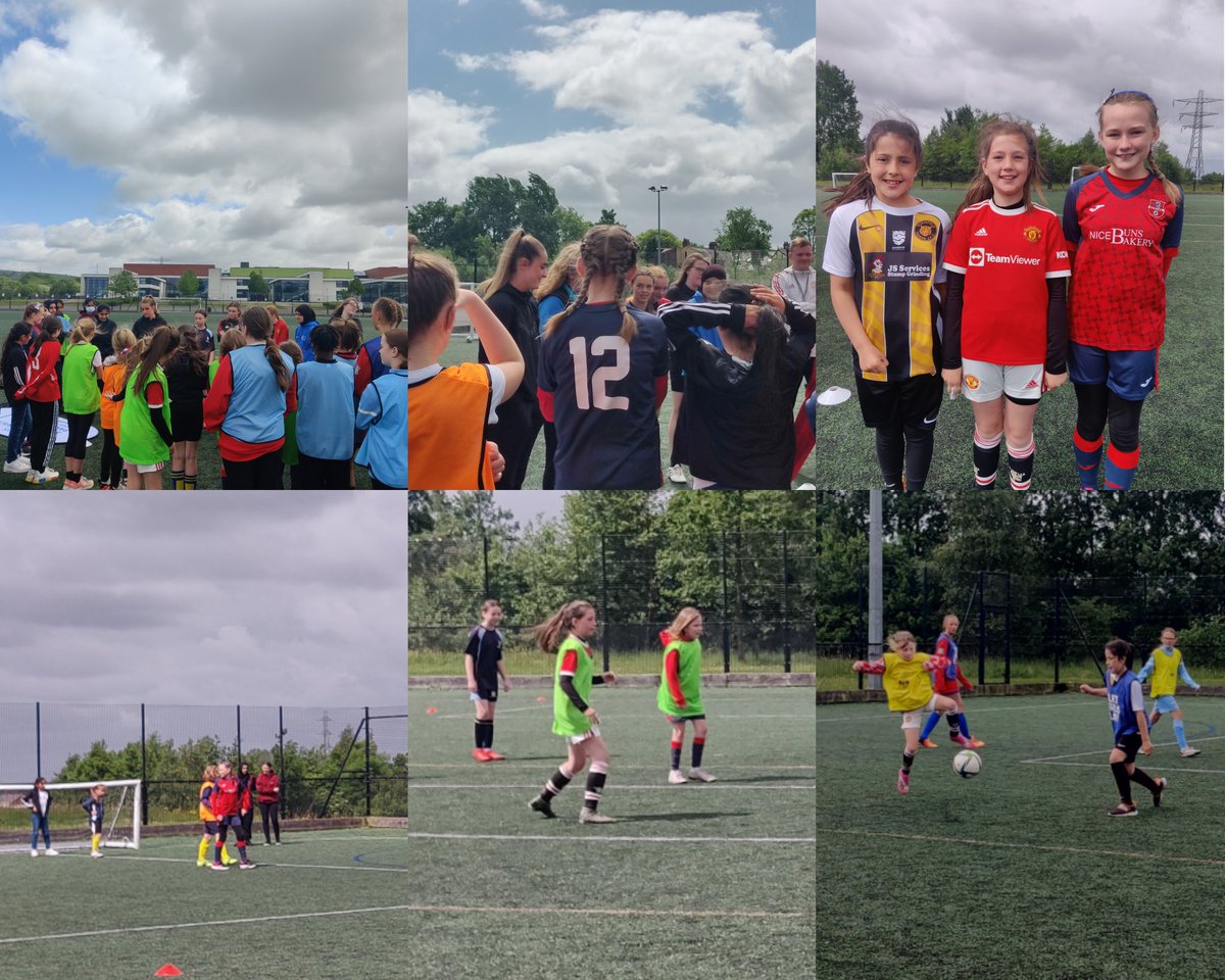 MrsGageTA's tweet photo. What an incredible opportunity this morning for these 3 @Inspire_Ashton footballers and representing @Pumasgfc @DukiTigers #AimFC Small games, skills and a Q&amp;A and signing with @ellatoone99 Thank you so much, the girls absolutely loved it #inspiring https://t.co/iDPdShL7G9