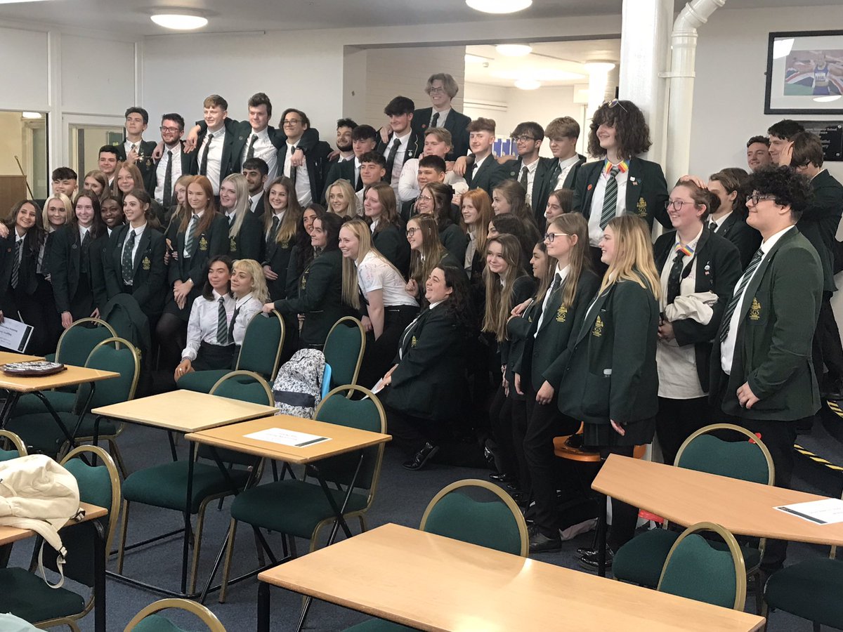 Today we say goodbye to our Year 13 students. We want to wish them well for the forthcoming A-level exams - dont’t forget the Science department are here to support you through your revision! #sgsfamily