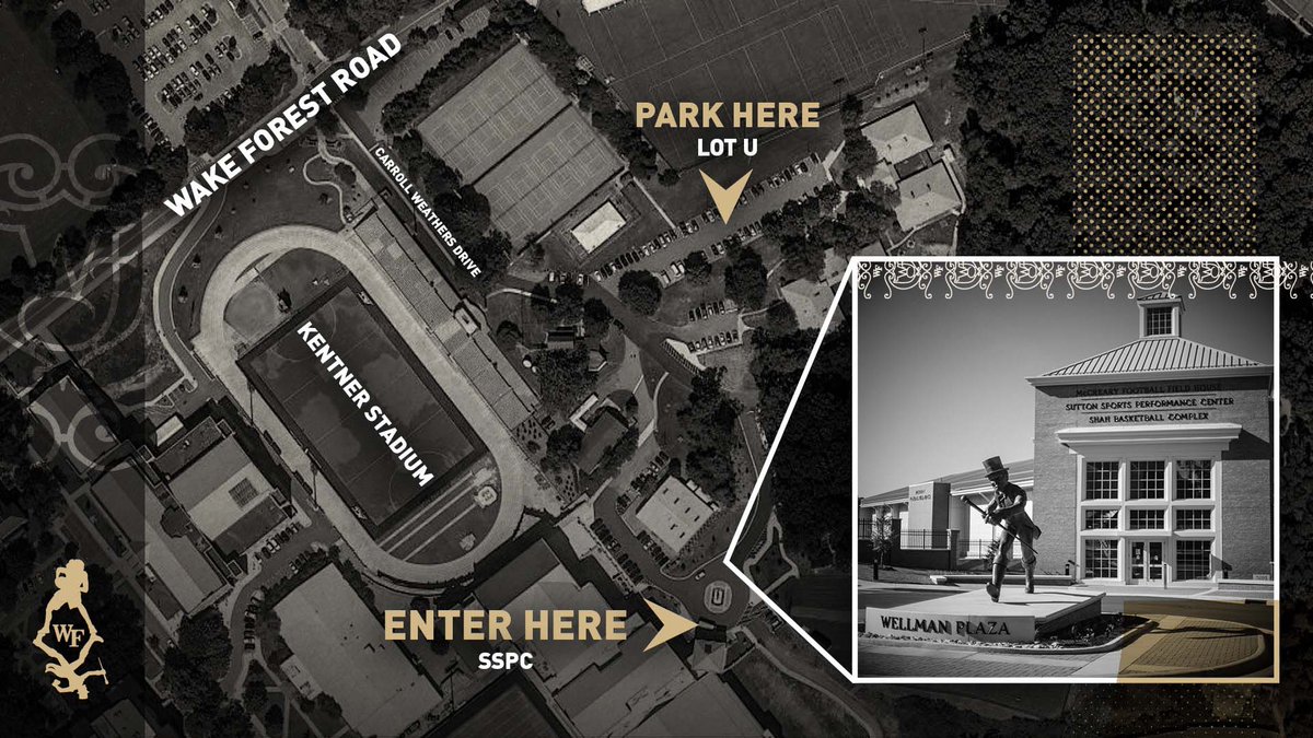 See you soon!

Visitors can park in 𝐋𝐨𝐭 𝐔 this morning for Coach Gebbia's 🔟 a.m. press conference in Budd Gymnasium🎙️