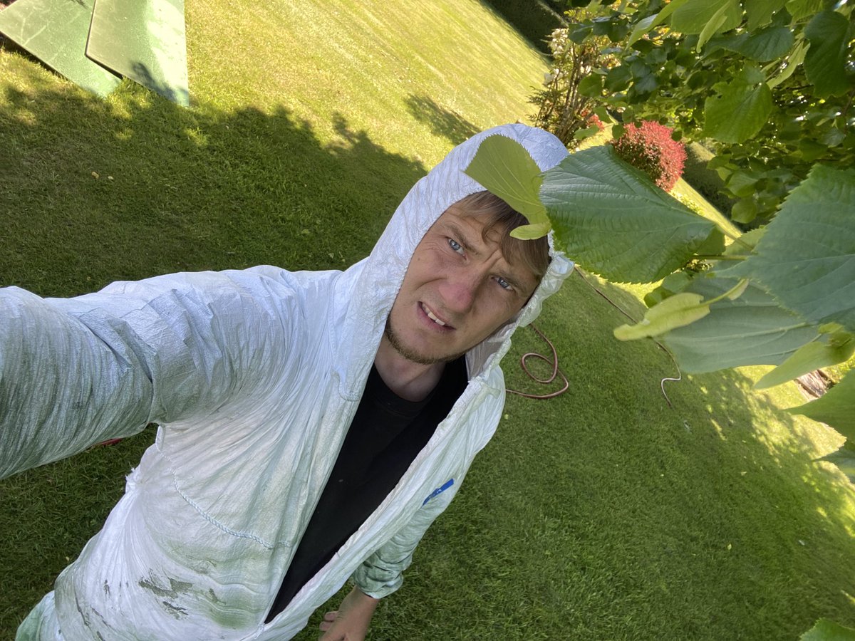 #paintspraying tennis court