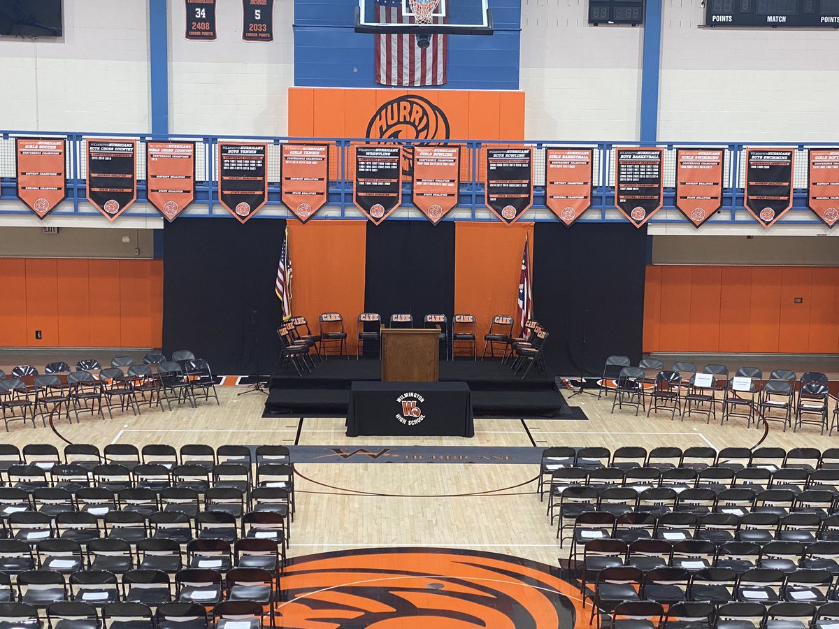The stage is set! All ready for the class of 2022 graduates. See you all tonight!