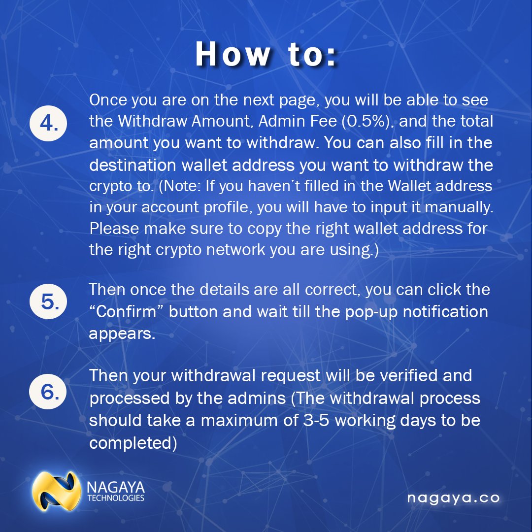NagayaOfficial's tweet photo. Have you heard that you can withdraw USD from your Nagaya Account? Here are some tips to help you do it.

#NAGAYA #HYBRIDCRYPTO #ToTheMoon #HODL #DeFi #USDT #bitcoins https://t.co/TZUtRDBjth