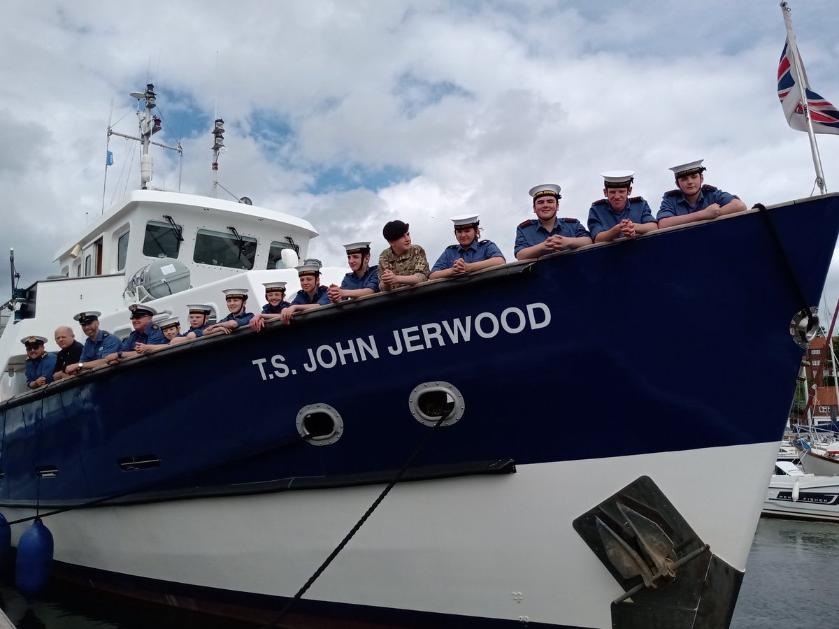 Another week on board the Ts John Jerwood this week cadets  joined us for J21 Hull to Hartlepool