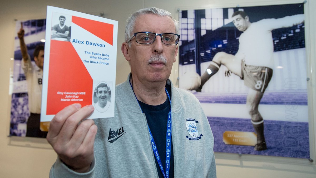 A great way to support our work! 

A big thanks to @AthertonPne, <a href="/RoyMBE/">Roy Cavanagh MBE</a> and John Kay who have raised over £350 for each of our clubs across Preston, Leyland and Chorley through sales of their book on <a href="/ManUtd/">Manchester United</a> and <a href="/pnefc/">Preston North End FC</a> striker Alex Dawson. 

More here: bit.ly/3lNf4Bh