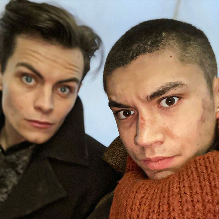 Archie Renaux and Freddy Carter