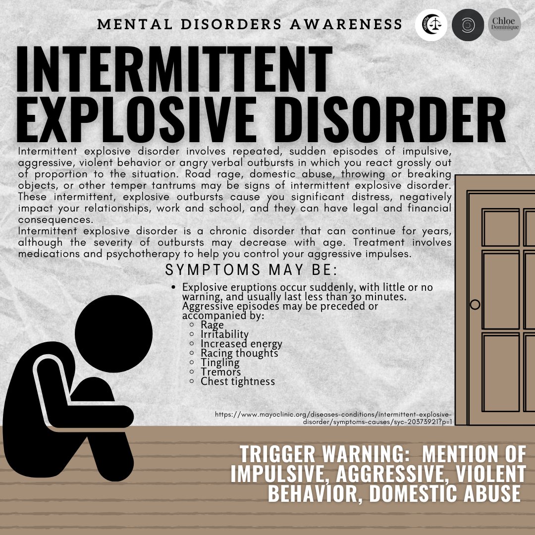 seraphimsieg's tweet photo. MENTAL DISORDERS AWARENESS
DAILY REMINDER (#26)

An advocacy by Themistra
—
Understand this disorder and learn how to approach it ⬇️

Link 1:
https://t.co/grcyeq5fJJ

Link 2:
https://t.co/FpOK5ylFP7

#MentalHealthAwareness
#MentalHealthMonth
#MentalDisorders
#SocietalChange https://t.co/QvGTBmwrj9