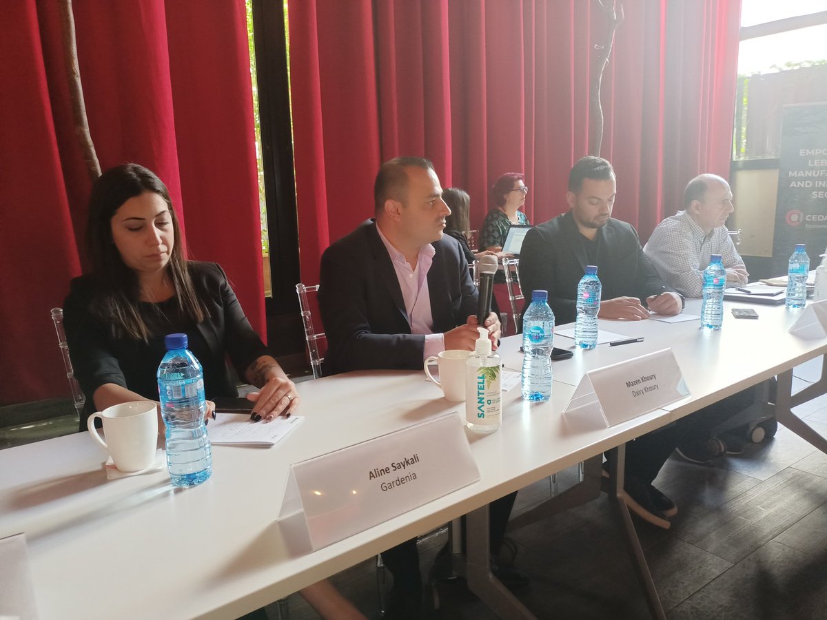 berytech's tweet photo. Our COO @RBoujawdeh introduced 'Berytech' scope of work and our impact report, welcoming the AgriFood SMEs who attended the round table.
Mrs. Nadine Khoury, president of QOOT also welcomed the attendees and delivered a presentation of  'QOOT' impact on the AgriFood industry. https://t.co/ZsIilmfI2O