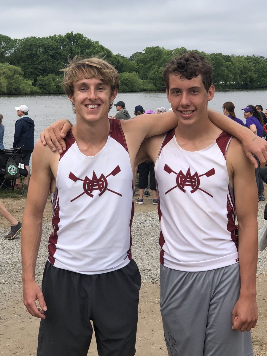 MBARowing's tweet photo. @MBARowing Klassen and Wisnewski come in first in their heat. Great position for tomorrow. #RowRed @MbaAthletics https://t.co/GnLEV57wwd